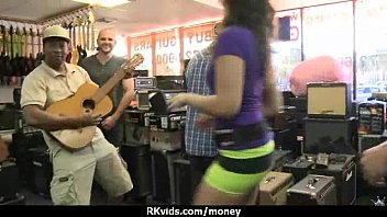 Amateur hottie takes cash for public sex 20