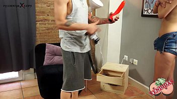 Sexy brunette does anything for money