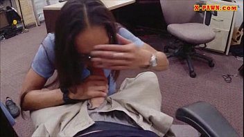 Desperate babe sells old teapot and fucked in the backroom