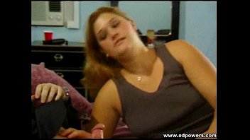 Horny Blonde Girl Loves Ed Powers Cock