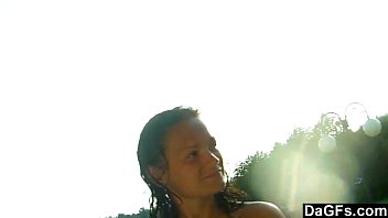 Dagfs - Young Couple Flashing On The Beach