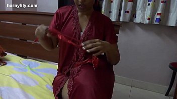 indian babe lily crotchless panties
