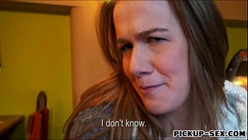 Cutie Dominika flashes tits and banged in exchange for money