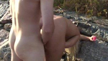 scandi threesome in public