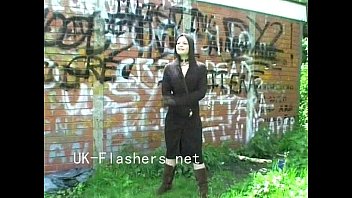 Sexy teen goth Pixies public flashing and skinny amateur babes outdoor exhibitio