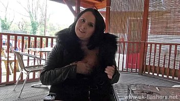 Bbw babe Sarah-Janes public flashing and outdoor exhibitionism of amateur mum