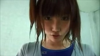 Softcore Asian Teasing in sexy swimsuit