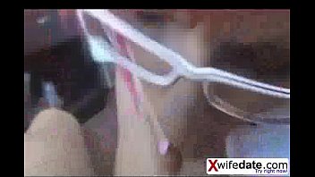 Horny wife licking all the cum from her fingers