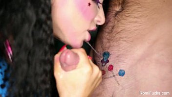 Romi Rain'_s Makeup Blowjob