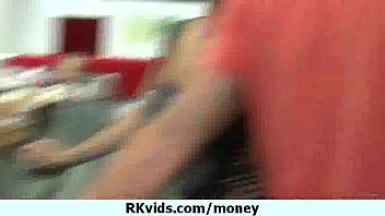 Sexy girl loves sex and money 8