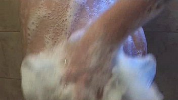 Jessica Lo plays in shower