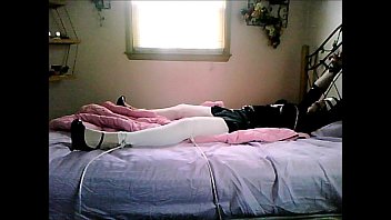 StephSpunk tries everything she can to reach climax in her bonds