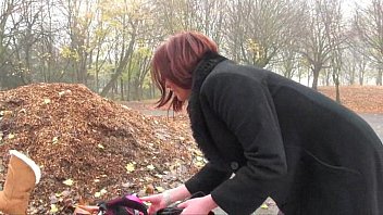 Uk Housewife Flashing with Holly in redhead public nudity