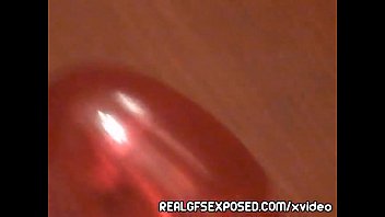 Angel Dark in solo webcam toying