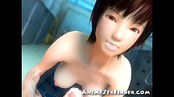 3D Japanese Coed Eats Cum!