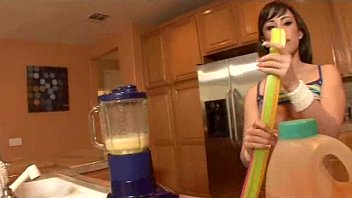 Jennifer Takes Her Protein Deep!