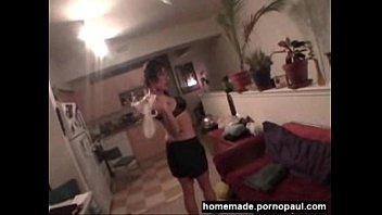 Mature amateur sucks dick after shower