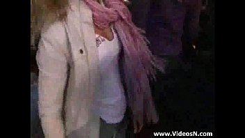 Two girls fucked by a stranger at the parking lot