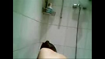 Asian Mom in Shower