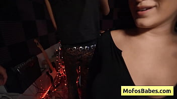 Horny brunette girl with amazing natural boobs loves dick inside her moist cunt - Nia Bleu, Brett Maker