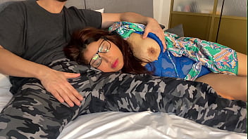 STEPMOTHER WAKES UP WITH HER STEPSON'_S HOSE IN HER MOUTH AND HE FILLS THE TANK!