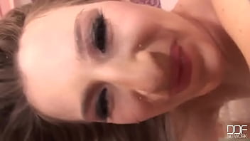 Slim young Lepidoptera rubs it wild