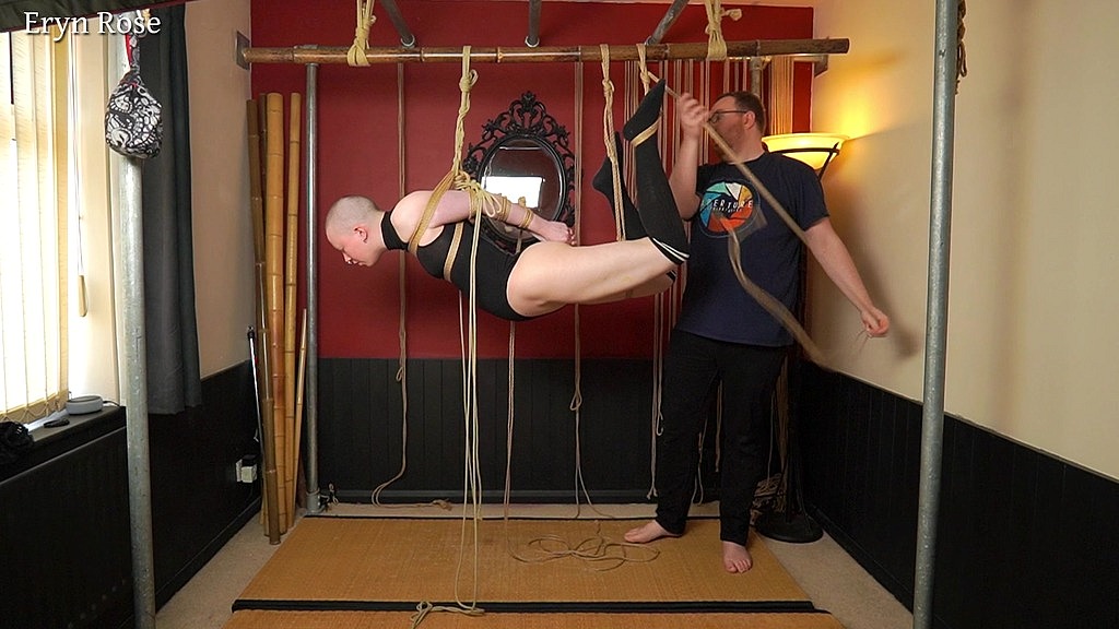 strappado suspension with christian red