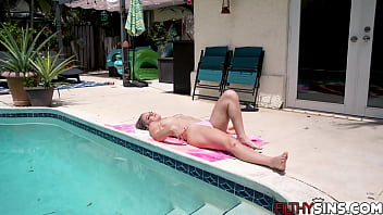 Blonde spoiled teen Kelsey Kane gets pussy fucked hard by her stepdad Filthy Rich for not doing her chores!