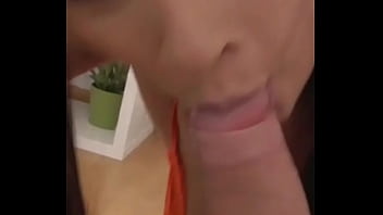 POV video. Sexy striptease ends in a very wet BLOWJOB and FUCK for an Italian