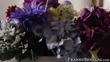 Busty tranny Marissa Minx analled vigorously by swinger