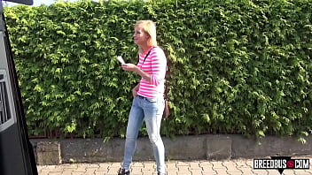 Hot Hitchhiker Gets Fucked for a Ride in the BreedBus