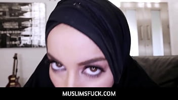 MuslimsFuck  -  Arab Victoria June with her enhanced lips has the perfect mouth for sucking cocks! In this scene she gives a POV blowjob and fucks a big cock