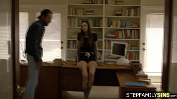 Busty wife deepthroating stepdad in law