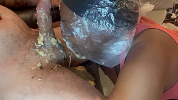 Black Queen Pukes Nonstop on Master&rsquo_s Small Dick