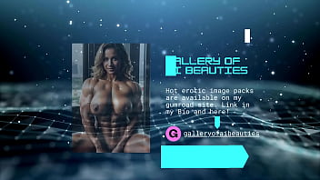 Sexy Naked Naughty Muscular Strong Bodybuilder Women in the Gym AI Generated Images