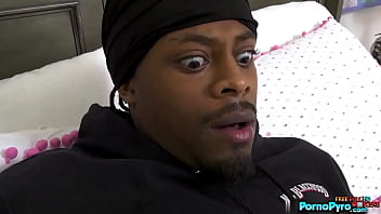 Cute Blonde Kay Lovely Kills Her BF Mr Blaccwood'_s Big Black Cock!