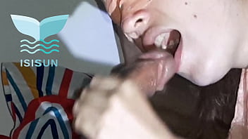 my new stepmom sucks my penis while we are alone | makes me cum twice in a row