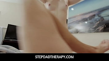 StepdadTherapy  -  Tiny Blonde Teen Step Daughter Michelle Anthony Fucked By Step Dad Filthy Rich POV