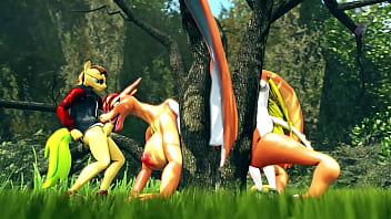 big charizard fucked hard by 2 guys