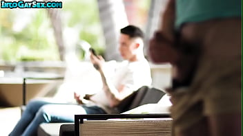 Outdoor tattooed and handsome studs enjoy bareback anal