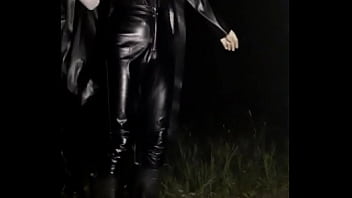 Guy Walk in the wood in latex