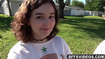 Leana Lovings and Kira Perez recruit Mackenzie Mace to do a sex tape. Mackenzie'_s boyfriend approves of letting her get fucked.