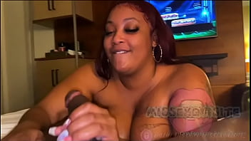 Ebony BBW Slut Miss Exquisite Sucks Her Favorite BBC