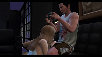 Sucking My Gamer Boyfriend'_s Dick While Playing - Steven Sex Scene Only