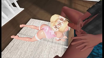 Second Life - Falara pleasing a BBC