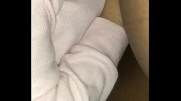 Playing with wife pussy with new toy