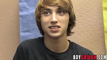 Big dick twink Brett Starr milking hard cock for hot cumshot