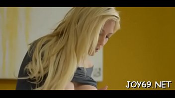 Appealing blonde lady Tasha R. riding her sextoy