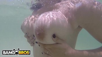 BANGBROS - Curvy Black Babe Julie Kay Frees Her Big Tits During Bike Ride