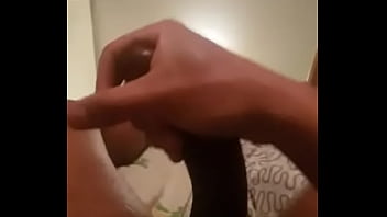 sitting on my bed jerking